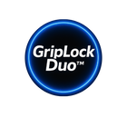 GripLock Duo logo with blue outline on a white background