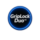 GripLock Duo logo with blue outline on a white background